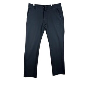 Under Armour Mens Black Golf Pants 36x31 Straight Leg Performance Trousers